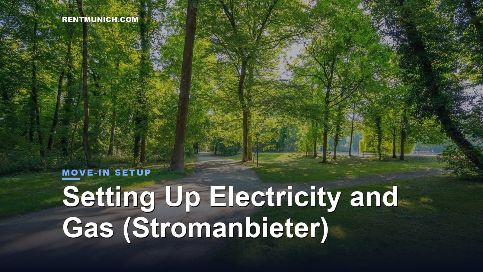 Setting Up Electricity and Gas (Stromanbieter)